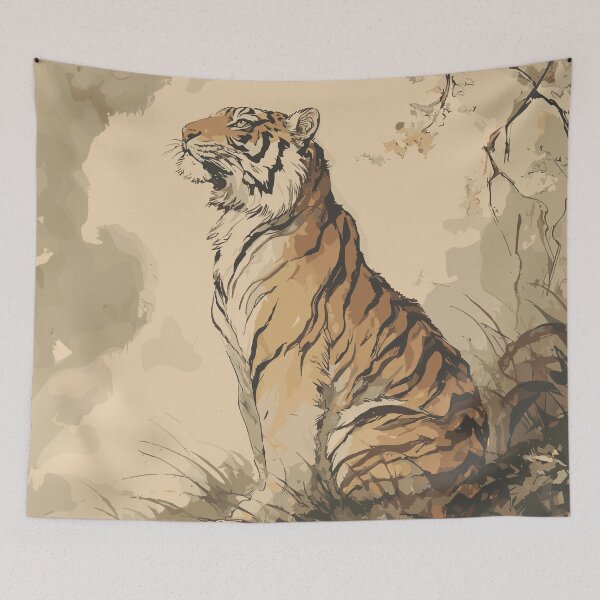 Item preview, Japanese Tiger Art designed and sold by bapupa.