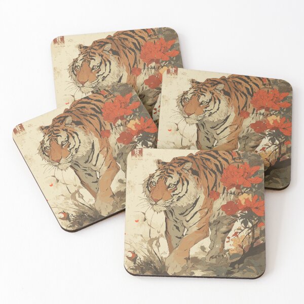 Item preview, Mythical Japanese Tiger designed and sold by bapupa.