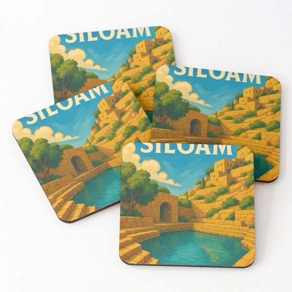 Item preview, Pool of Siloam with Limestone Walls and Historic Architecture designed and sold by Places On Earth.
