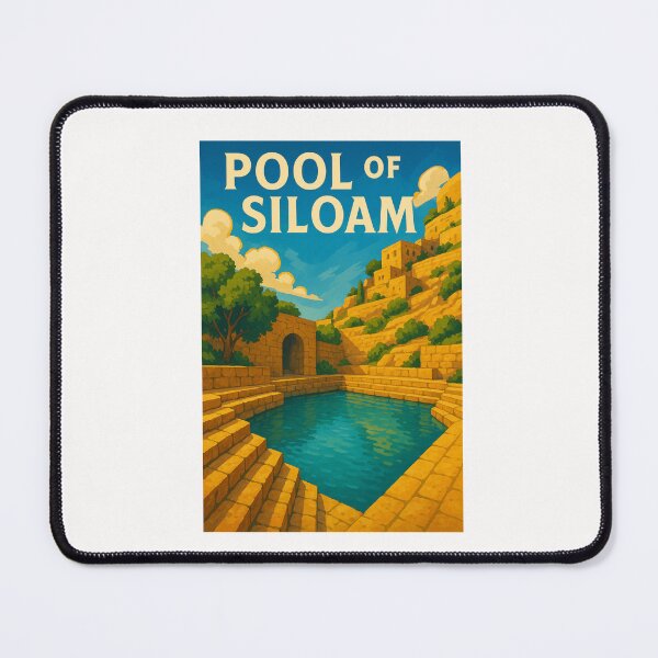 Item preview, Pool of Siloam with Limestone Walls and Historic Architecture designed and sold by Places On Earth.