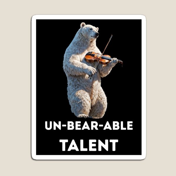 Item preview, Unbearable talent designed and sold by SevenseasStudio.
