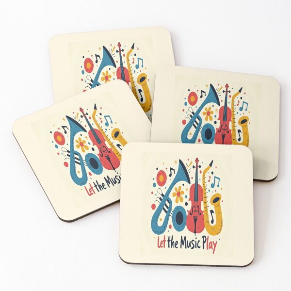 Item preview, Whimsical Music Collage Inspired by Matisse designed and sold by Danivique.