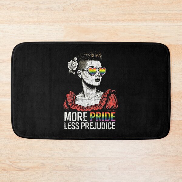 Item preview, More Pride Less Prejudice Pride Month LGBTQ designed and sold by Dolphin Graphic.