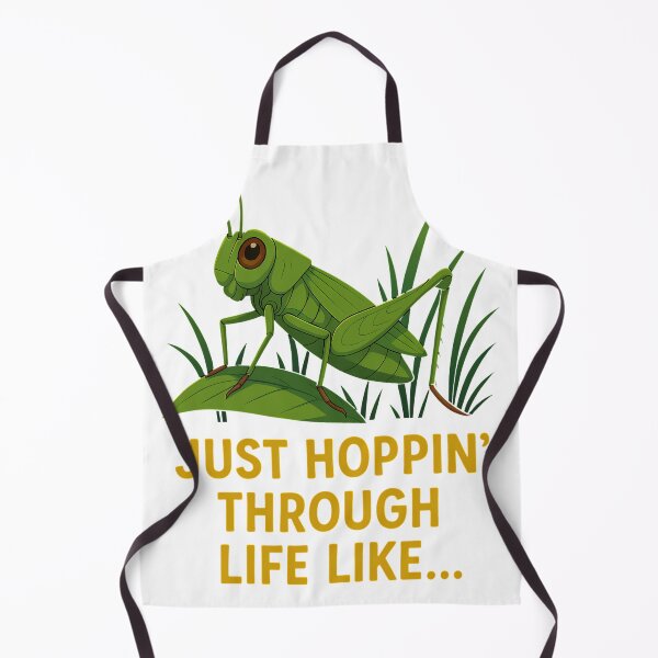 Item preview, "Just Hoppin’ Funny Grasshopper Art" designed and sold by Istyak7.