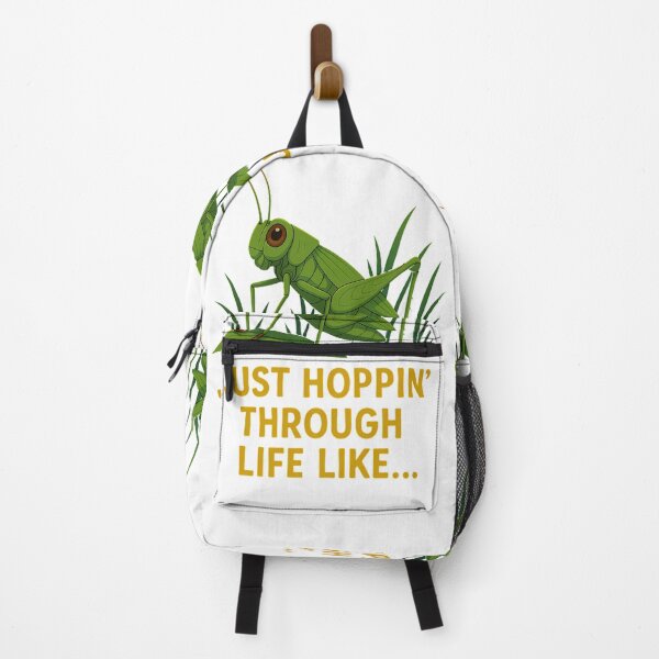 Item preview, "Just Hoppin’ Funny Grasshopper Art" designed and sold by Istyak7.