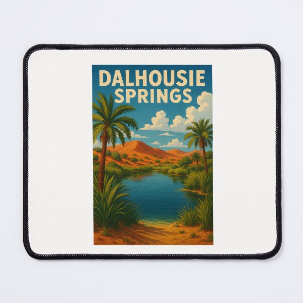 Item preview, Dalhousie Springs with Palm Trees and Desert Hills designed and sold by Places On Earth.