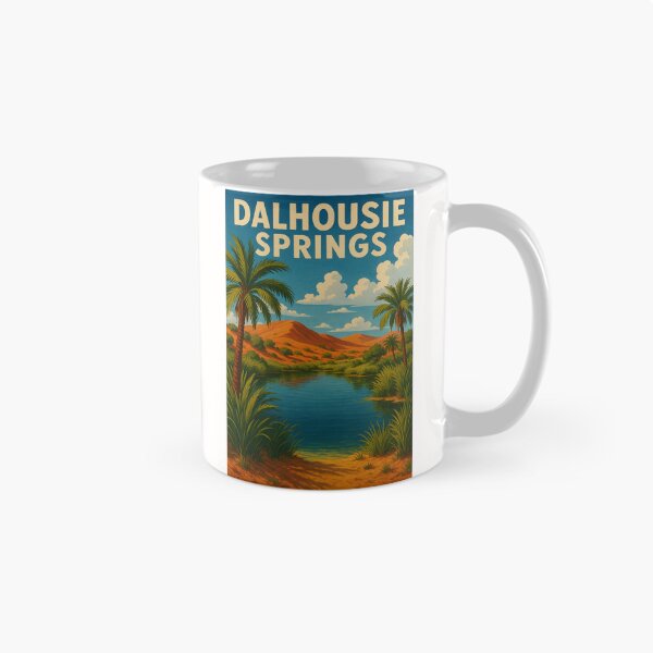 Item preview, Dalhousie Springs with Palm Trees and Desert Hills designed and sold by Places On Earth.
