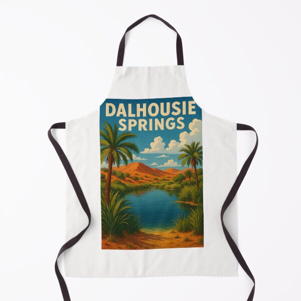 Item preview, Dalhousie Springs with Palm Trees and Desert Hills designed and sold by Places On Earth.