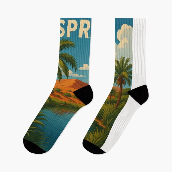Item preview, Dalhousie Springs with Palm Trees and Desert Hills designed and sold by Places On Earth.
