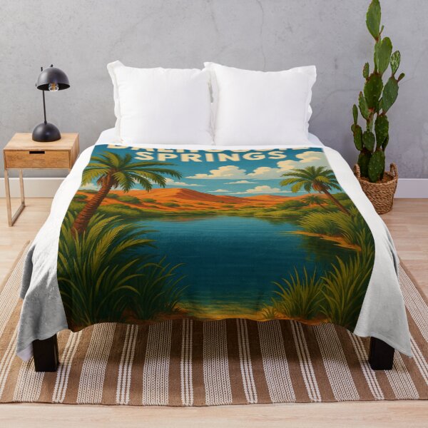 Item preview, Dalhousie Springs with Palm Trees and Desert Hills designed and sold by Places On Earth.