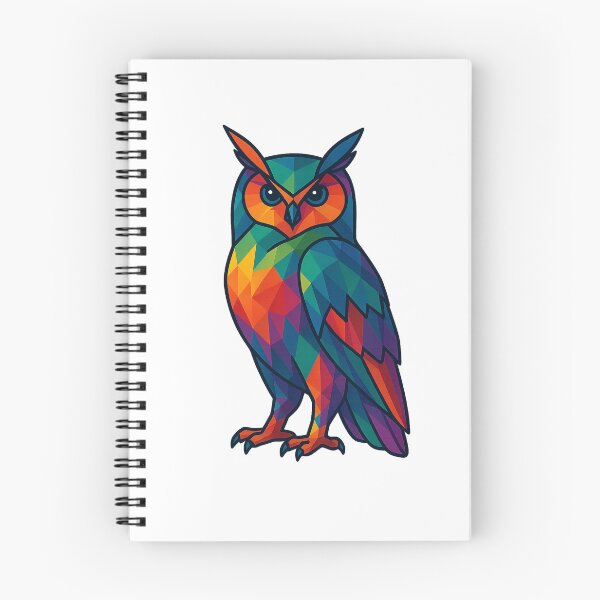 Item preview, Prismatic Eagle-Owl designed and sold by TheWonkyEaselCo.
