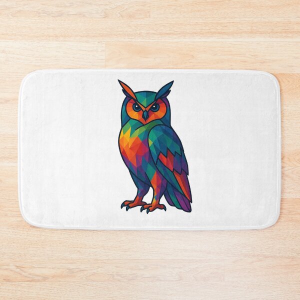 Item preview, Prismatic Eagle-Owl designed and sold by TheWonkyEaselCo.