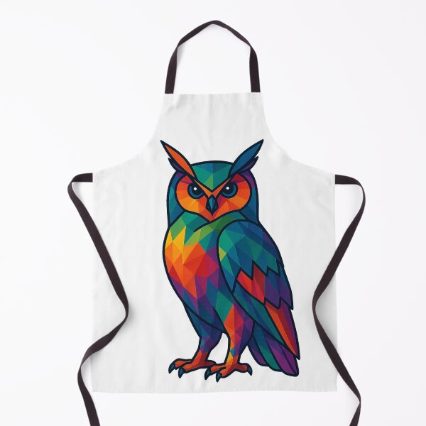 Item preview, Prismatic Eagle-Owl designed and sold by TheWonkyEaselCo.