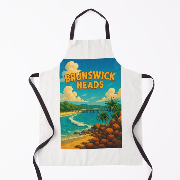 Item preview, Brunswick Heads Bridge with Beach and Coastal Forest designed and sold by Places On Earth.
