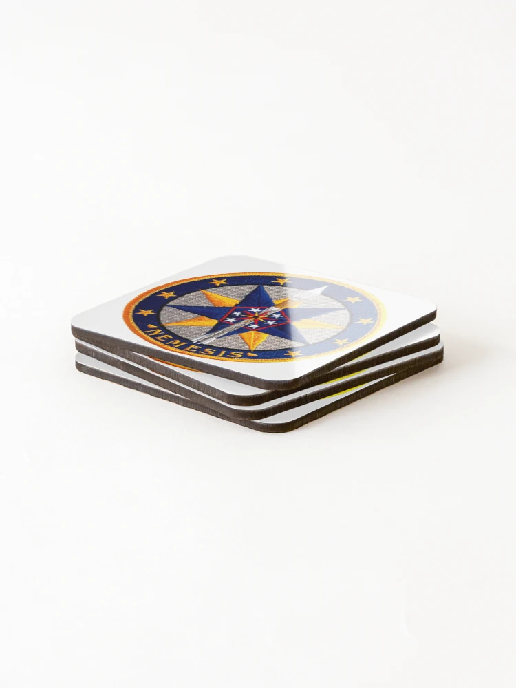 Thumbnail 4 of 5, Coasters (Set of 4), NROL-1 Program Crest designed and sold by Nikki SpaceStuffPlus.