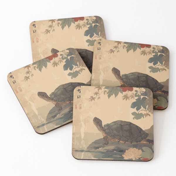 Item preview, Japanese Turtle Longevity Symbol designed and sold by bapupa.