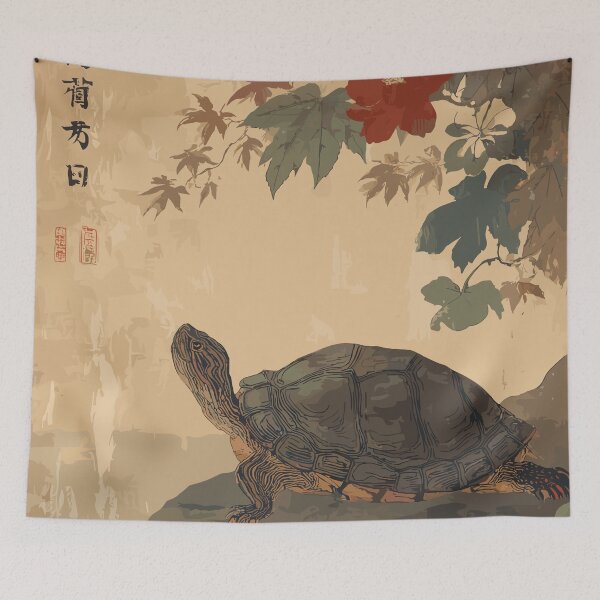 Item preview, Japanese Turtle Longevity Symbol designed and sold by bapupa.