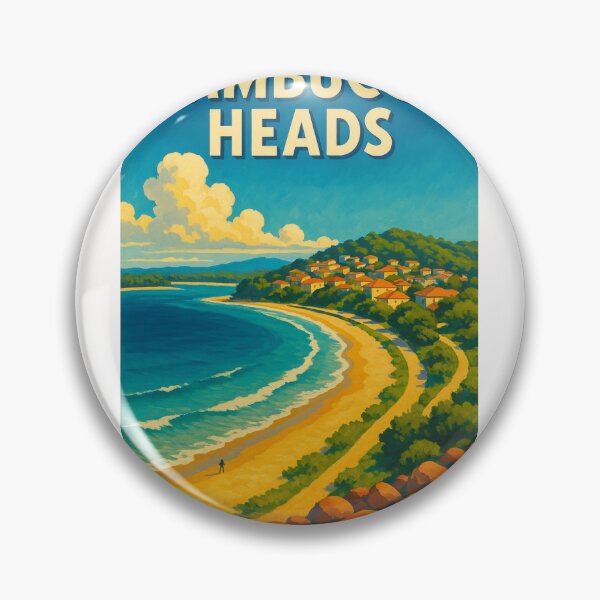 Item preview, Nambucca Heads Coastline with Red Rocks and Surf Beach designed and sold by Places On Earth.