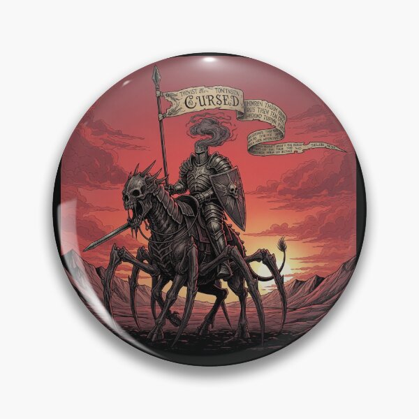 Item preview, Cursed Knight on Undead Steed designed and sold by PixCthulhu.