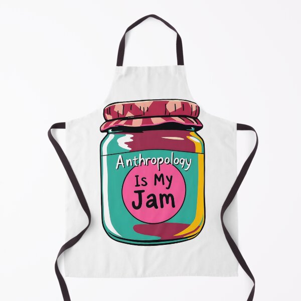 Item preview, Anthropology Is My Jam text on a label of a jam jar designed and sold by EmeraldeaArt.