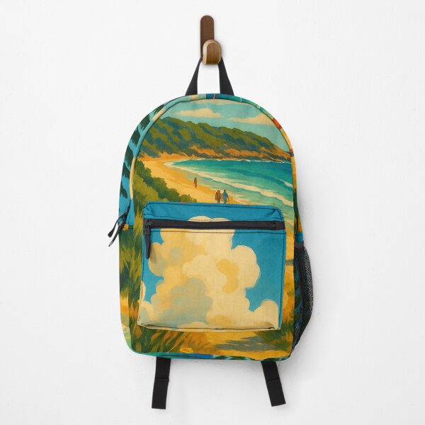 Item preview, Dunsborough Beach Trail with Pines and Coastal Umbrella designed and sold by Places On Earth.
