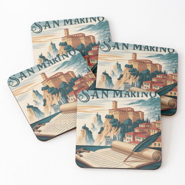 Item preview, San Marino: Vintage Guaita Fortress & Rolling Hills designed and sold by LSVart.