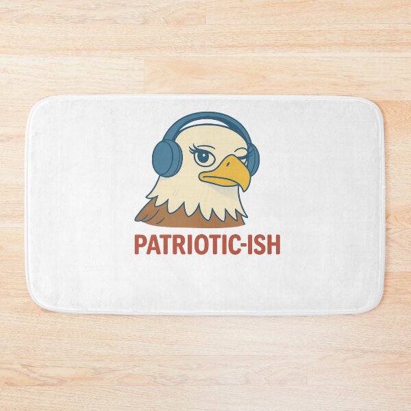 Item preview, Patriotic-ish Bald Eagle Headphones Design 4th of July designed and sold by Inspired by CarMa.