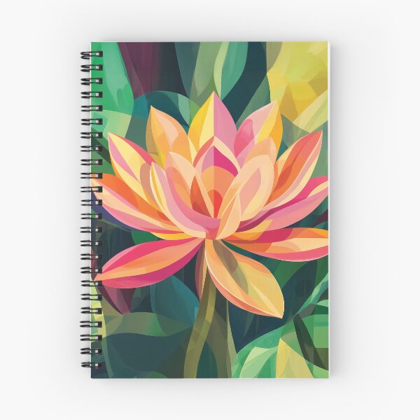 Item preview, Geometric Abstract design of an Egyptian Sacred Lotus Bloom. designed and sold by HEMRO.