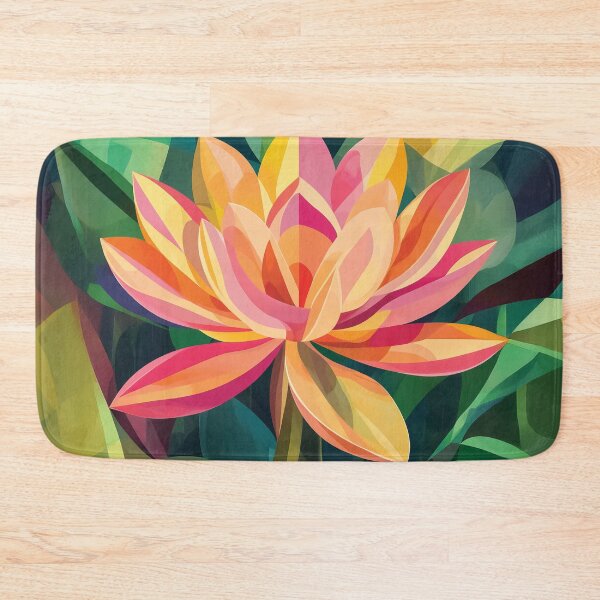 Item preview, Geometric Abstract design of an Egyptian Sacred Lotus Bloom. designed and sold by HEMRO.