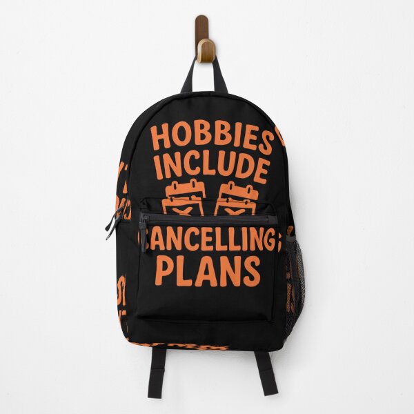 Item preview, Hobbies Include Cancelling Plans Funny Introvert Quote Design designed and sold by Shoot-The-Moon.