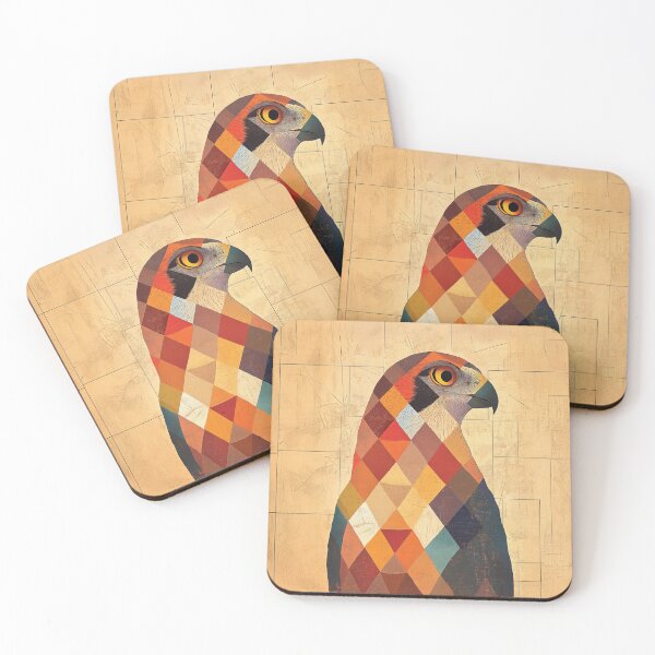 Item preview, Abstract Geometric design of an Egyptian Hawk with Diamond Patterns. designed and sold by HEMRO.