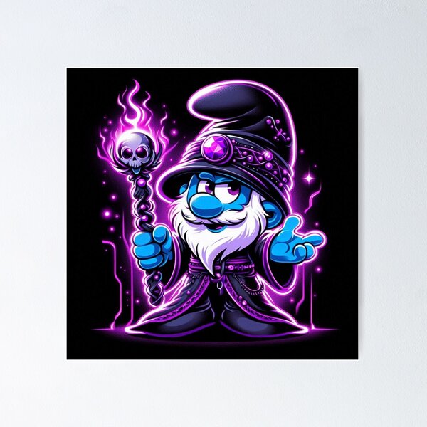 The Blue Smurf Posters for Sale | Redbubble