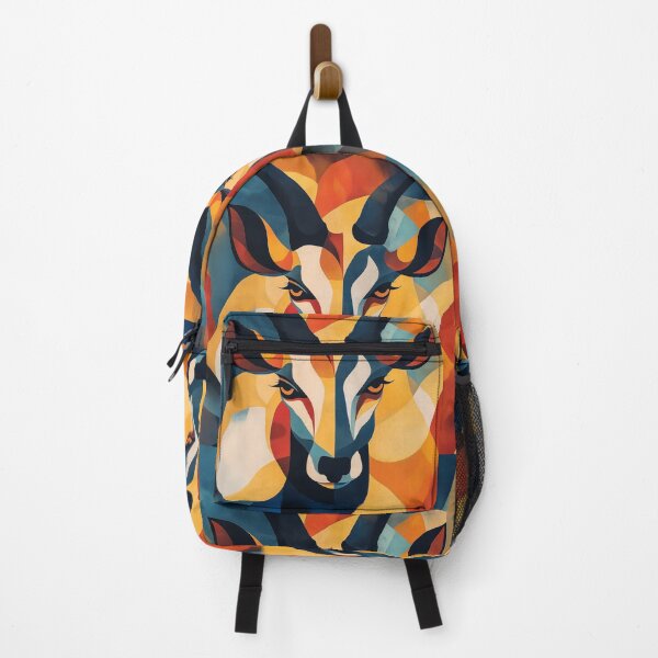 Item preview, Abstract Gazelle Illustration with Bold Colors and Curved Shapes. designed and sold by HEMRO.