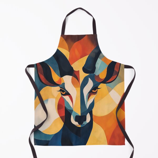 Item preview, Abstract Gazelle Illustration with Bold Colors and Curved Shapes. designed and sold by HEMRO.