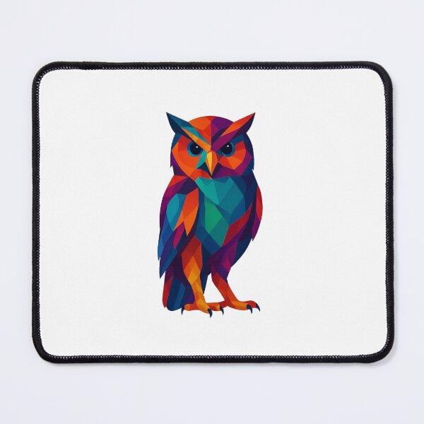 Item preview, Prismatic Eagle-Owl designed and sold by TheWonkyEaselCo.