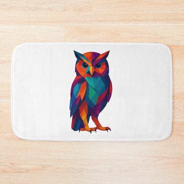 Item preview, Prismatic Eagle-Owl designed and sold by TheWonkyEaselCo.