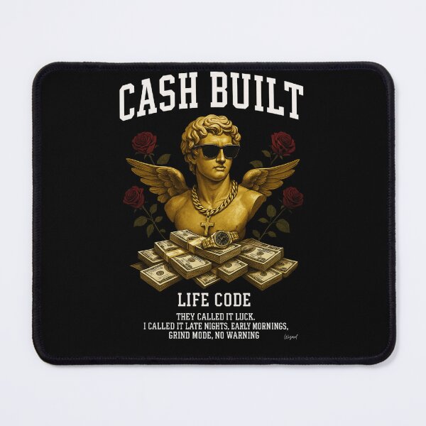 Item preview, Cash Built Hustler - Life Code Grind Art designed and sold by Wizard-shop1.