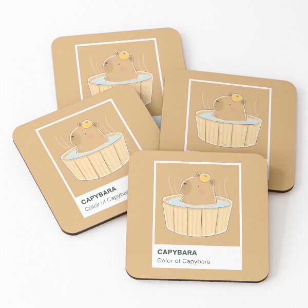 Item preview, Brown Capybara Pantone Colour  designed and sold by sakuraholic.
