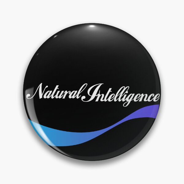 Artikelvorschau, Kopie von Natural Intelligence mit Wellenillustration (für dunklen Hintergrund) entworfen und verkauft von PixelPunny.