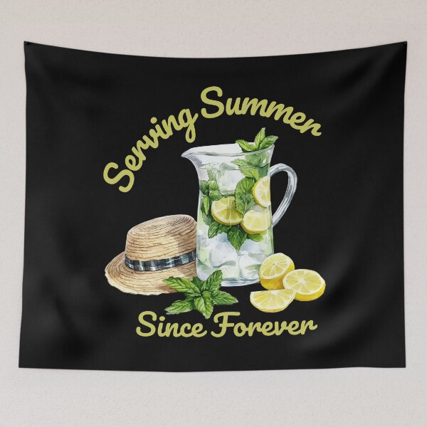 Item preview, Serving Summer Since Forever – Lemonade Pitcher designed and sold by Ela-graphicwiz.