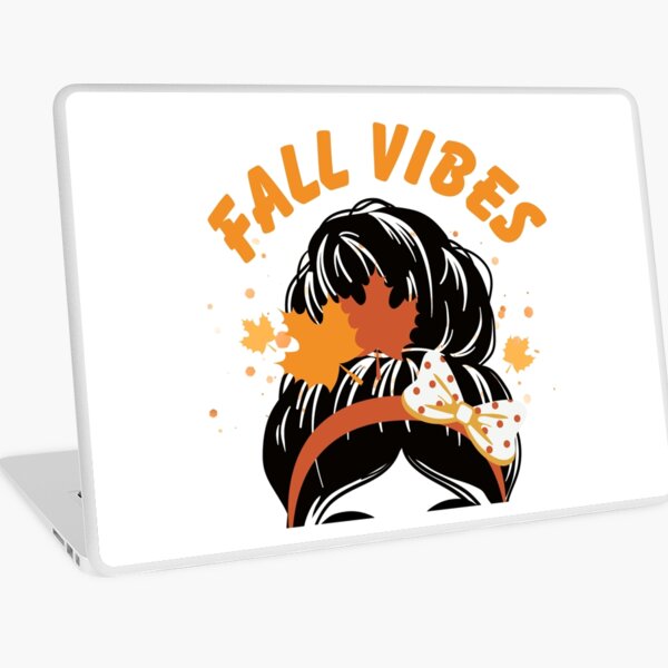 Item preview, Fall vibes woman wearing bun hairstyle with hairband  designed and sold by ClickATee Store .