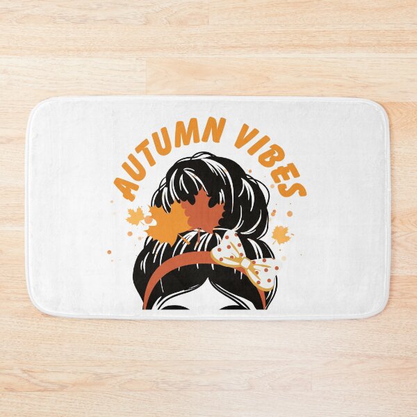 Item preview, Autumn vibes woman wearing bun hairstyle with hairband  designed and sold by ClickATee Store .