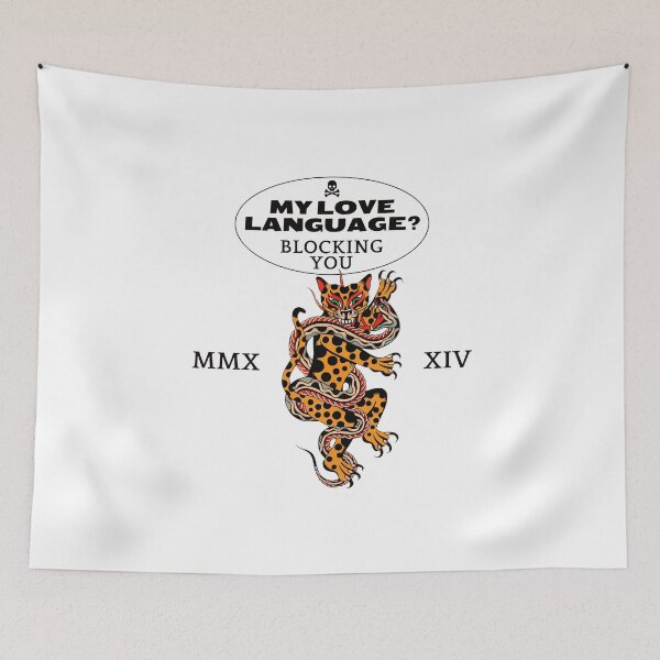 Item preview, My love language? Blocking you designed and sold by Peerless-Prime.