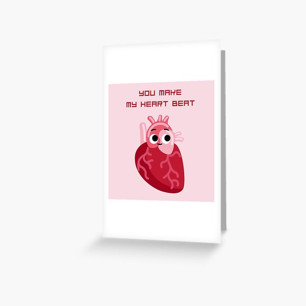 Vista previa del artículo con la obra «Haces que mi corazón lata», diseñado y vendido por sakuraholic.