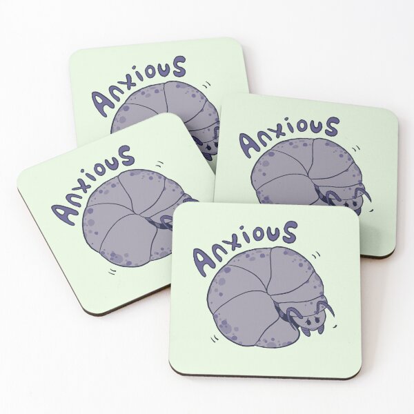 Item preview, Anxious isopod designed and sold by Caterpillar With A Crayon.