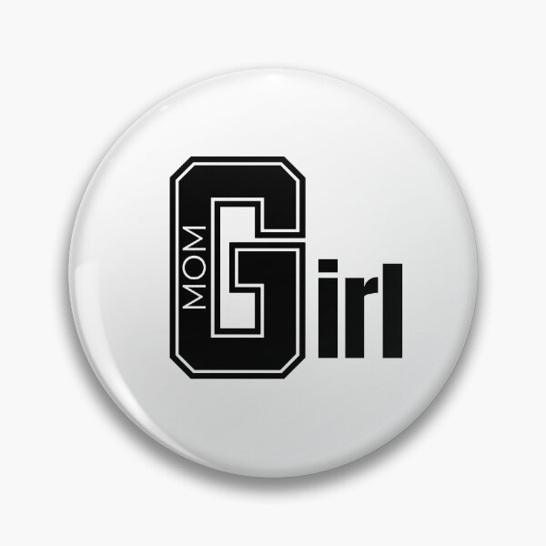 Item preview, Mom Girl – College Style Lettering | Retro Campus Look designed and sold by CreativeLifeMe.