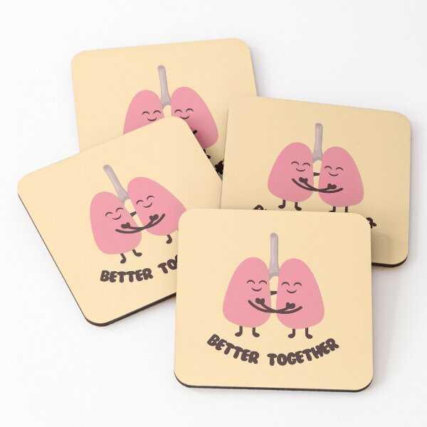 Item preview, Better Together Lungs Medical Pun designed and sold by sakuraholic.