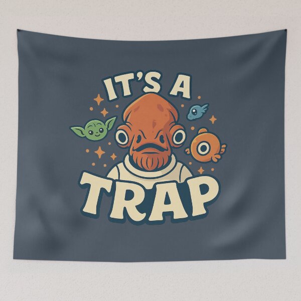 Item preview, It’s a Trap – Admiral Meme Throwback designed and sold by GirlyPopped.