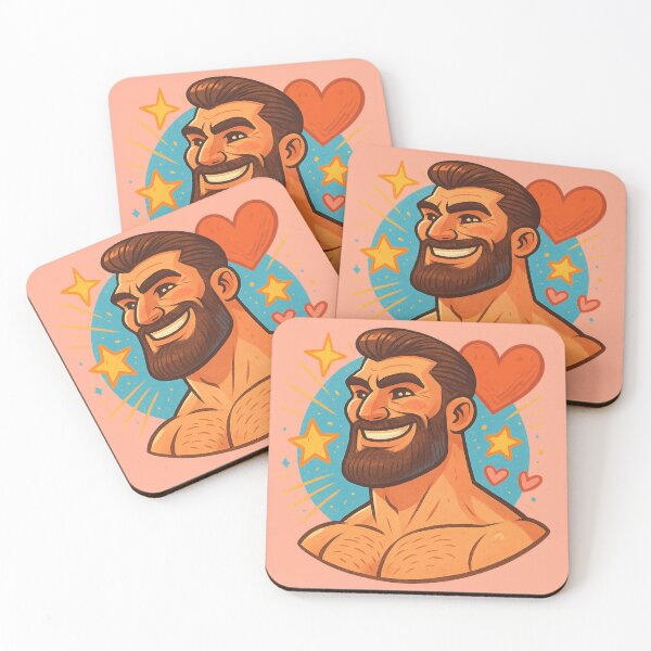 Item preview, Giga Chad – Meme Icon of Masculinity designed and sold by GirlyPopped.