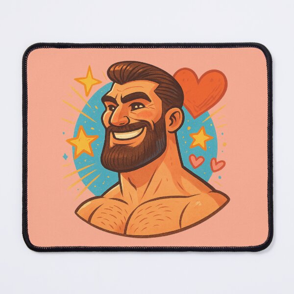 Item preview, Giga Chad – Meme Icon of Masculinity designed and sold by GirlyPopped.